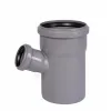 Тройник PP-H переходной серая HT HTEA Дн 110х75х67гр б/нап в/к Ostendorf 115310