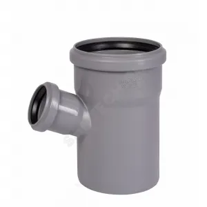 Тройник PP-H переходной серая HT HTEA Дн 110х50х67гр б/нап в/к Ostendorf 115320 Тройник PP-H переходной серая HT HTEA Дн 110х50х67гр б/нап в/к Ostendorf 115320