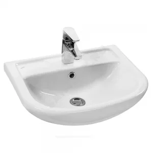 Умывальник мебельный Ладога 50 1 отверстие под смеситель по центру белый Santek 1.WH11.0.256