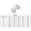 Отвод компрессионный ПЭ Дн 50х90гр ТПК-АКВА 50040050