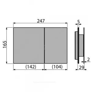 Кнопка смыва Кнопка смыва
