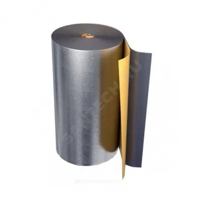 Рулон вспененный полиэтилен BLACK STAR DUCT AL 3/1,0-30 Тмакс=95°C самоклеящийся с покрытием алюминиевая фольга чёрный Energoflex EFXR03130BSDUCAL