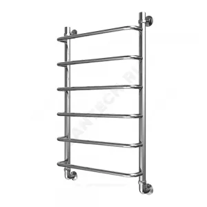 Полотенцесушитель водяной нерж сталь Лесенка Ду 25 (1") НР 400х400мм 3П нижнее подключение в/к соединитель (1"х3/4") Эридан Элит-Металл В-34-01