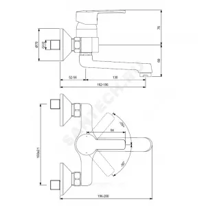 Смеситель для умывальника одноручный UNO Vidima BA250AA