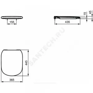 Сиденье для унитаза