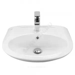 Умывальник подвесной Бриз 50 1 отверстие под смеситель по центру белый Santek 1.WH11.0.451 Умывальник подвесной Бриз 50 1 отверстие под смеситель по центру белый Santek 1.WH11.0.451