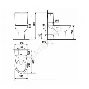 Унитаз-компакт