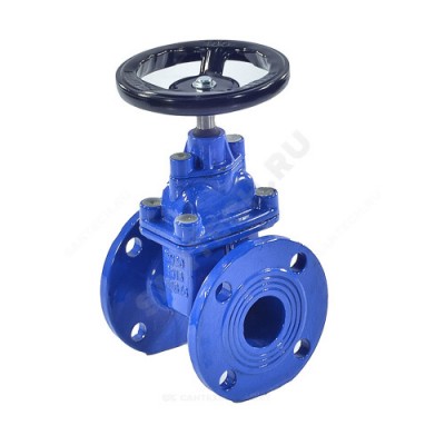 Задвижка чугун 30ч39р аналог МЗВ обрезиненный клин Ду 50 Ру16 до +120 фл Китай