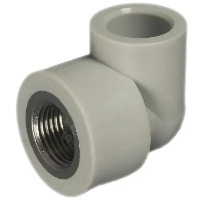 Угольник PP-R комбинированный серый ВР Дн 32х1/2" VALFEX 10125232Г