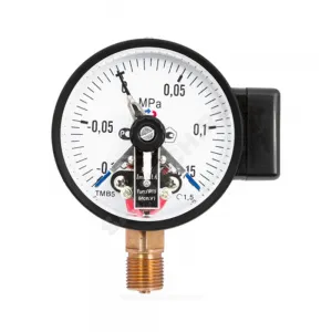 Манометр сигнализирующий ТМ-510Р.05 радиальный Дк100мм 0-0,6 МПа кл.1,5 исполнение 5 G1/2" с электроконтактной приставкой Росма 00000007334