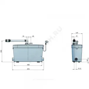Установка канализационная SANIACCESS Pump SFA