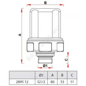 Компенсатор гидроудара Ду 15 Ру10 НР Far FA 2895 12