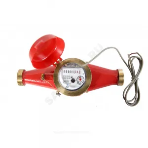 Счётчик г/в и х/в крыльчатый многоструйный Ду 25 Ру16 Qn=3,5 м3/ч 120С L=260мм резьба импульсный В/К класс В IP67 ВСКМ 90 ДГ2 Декаст 72-25-03