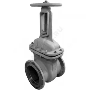 Задвижка клиновая сталь газ 30лс64нжХЛ Ду 100 Ру25 фл МЗТА