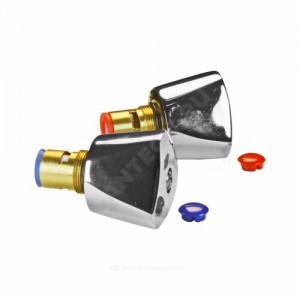 Маховик для смесителя в/к кран-букса керамическая резьба М18х1 (пара) Китай Маховик для смесителя в/к кран-букса керамическая резьба М18х1 (пара) Китай