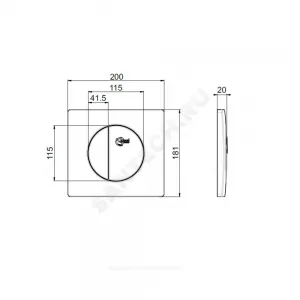 Кнопка смыва Кнопка смыва