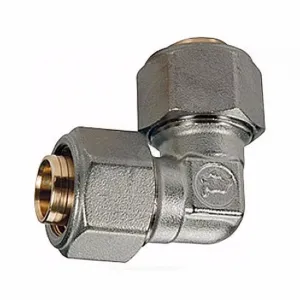 Угольник МП латунь обжим Дн 26х90гр R561AM Giacomini R561MX062