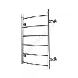 Полотенцесушитель водяной нерж сталь Лесенка Ду 25 (1") НР 500х800х500мм 6П боковое подключение б/к Уют Элит-Металл ВПБ-23-09