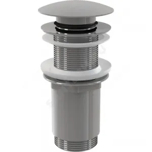 Клапан донный для умывальника латунь 1 1/4" хром слив "клик-клак", пробка D=66мм Alca Plast A395