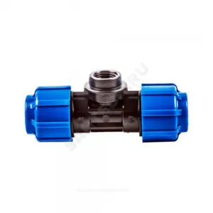 Тройник компрессионный ПЭ Дн 25х3/4"х25 ВР ТПК-АКВА 52253425