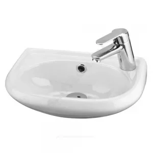 Умывальник подвесной Бриз 40 1 отверстие под смеситель справа белый Santek 1.WH11.0.445 Умывальник подвесной Бриз 40 1 отверстие под смеситель справа белый Santek 1.WH11.0.445