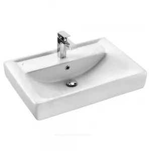 Умывальник мебельный Тигода 70 1 отверстие под смеситель по центру Santek 1.WH30.2.083 Умывальник мебельный Тигода 70 1 отверстие под смеситель по центру Santek 1.WH30.2.083