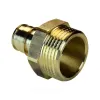 Муфта для PE-X латунь Дн 40х1 1/4" НР РОС GX107ACY067