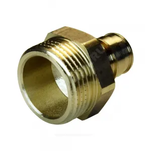 Муфта для PE-X труб радиальная латунь Дн 40х1 1/2" НР РОС GX107ACY077