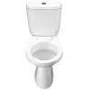 Унитаз-компакт Анимо белый нижний подвод косой выпуск 2/реж дюропласт микролифт Santek 1.WH30.2.137