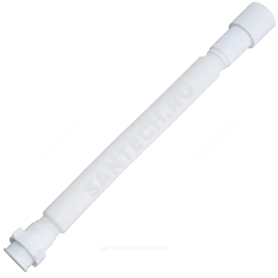 Гофра с гайкой 1 1/2"x40/50 L=366-776мм АНИ Пласт K106