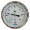 Термометр биметаллический осевой Дк100 L=100мм G1/2" 250С БТ-51.211 Росма 00000002565