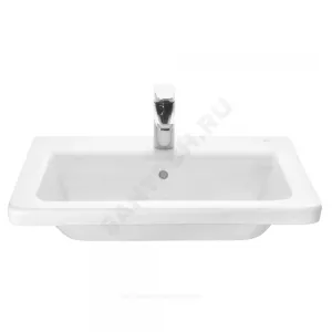 Умывальник мебельный The Gap Unik 60 1 отверстие под смеситель по центру белый Roca 327472000