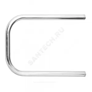 Полотенцесушитель водяной нерж сталь П-образный Ду 25 (1") НР 320х400мм боковое подключение б/к Эко Терминус 4670030724137