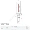 Термометр жидкостной виброустойчивый прямой L=150мм G1/2" 120С ТТ-В-150 150/100 Росма 00000002828