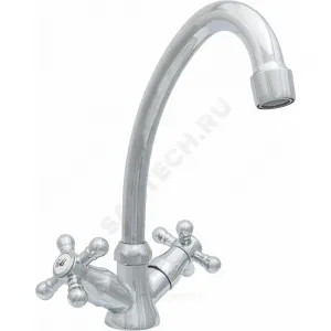 Смеситель для кухонной мойки двуручный Стандарт ЦС-СМ 25ш К М_Крест Центр Сантехники (Подольск) СМ507307.12