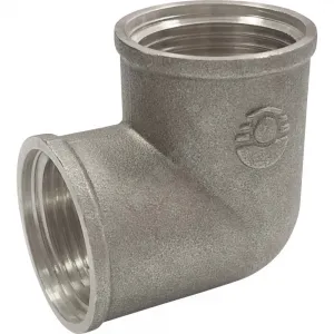 Угольник латунь никель Ду 15 (1/2") ВР/ВР VALFEX VF.090.N.012