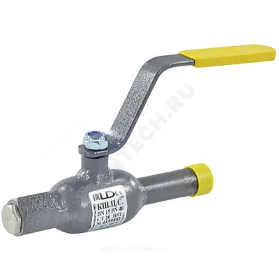 Кран шаровой сталь КШ.Ц.С Ду 15 Ру40 п/привар спускной LD КШ.Ц.С.015.040.Н/П.02