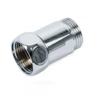 Соединитель для полотенцесушителя латунь Ду 25х15 1"x1/2" нак/гайка/НР прямой хром 0003-01 RCN