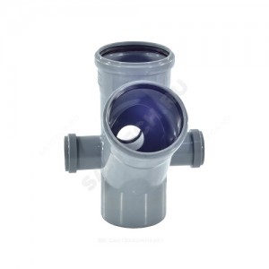 Крестовина PP-H 2-плоскостная левая/правая/тыл серая Дн 110х110х50х45гр б/нап RTP (РосТурПласт) 19200 Крестовина PP-H 2-плоскостная левая/правая/тыл серая Дн 110х110х50х45гр б/нап RTP (РосТурПласт) 19200