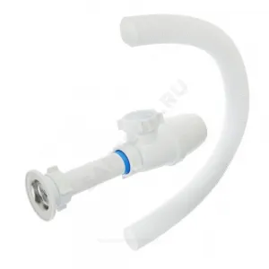 Сифон для умывальника бутылочный 1 1/4"x40 с гофрой 40мм выпуск с нержавеющей решёткой Эконом Орио Е-32021